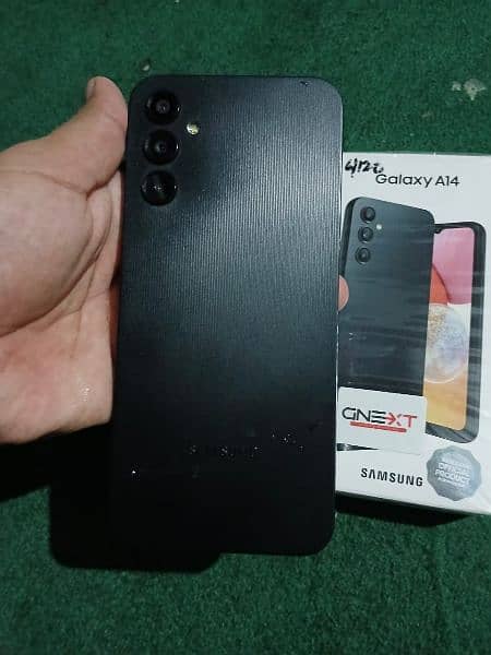 Samsung A14 6/128 10/10 condition with box available for sale 6