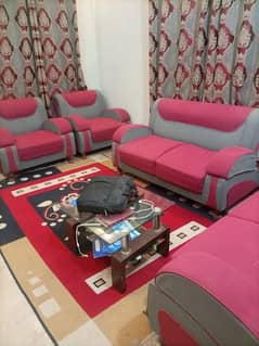 7 seater sofa set with table