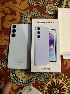 samsung a55 5g with box only one day use 10/10 condition non pta 8/256