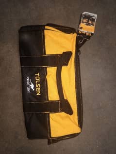 Tolsen Semi Rigid Tool Bag with Hard Bottom and Carrying Strap