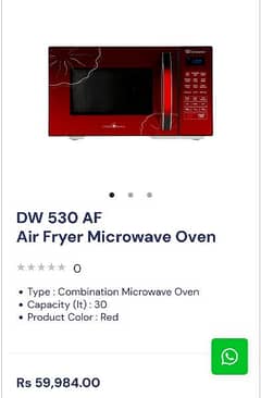 New latest model Dawlance oven