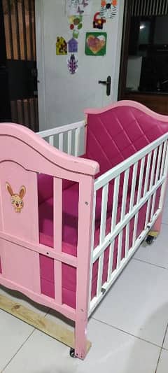 Princess Cot, Baby Cot, Kids Cot, Baby Bed in Pink Color