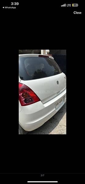 white Suzuki Swift 2015/18, Islamabad registered 1