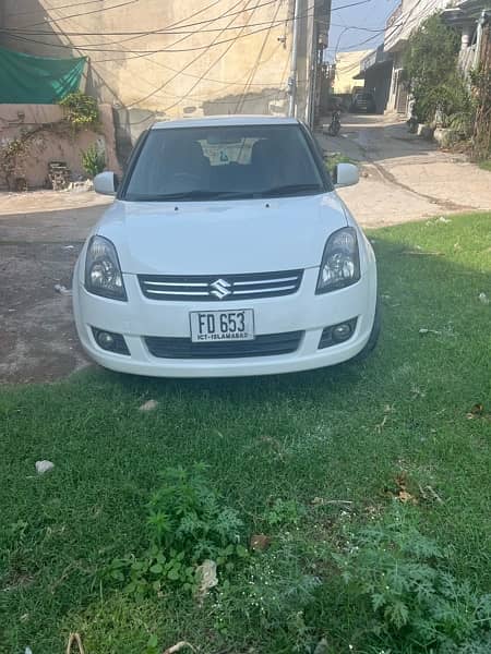 white Suzuki Swift 2015/18, Islamabad registered 6