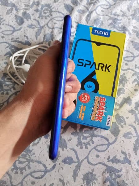 Techno Spark 6 Go 2GB Ram & 32GB Rom With Box and Charger. 4