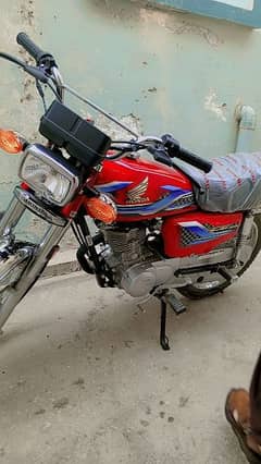 Honda 125 2024model with Al Punjab number