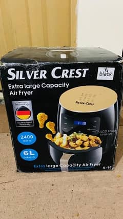 Silver Crest Extra Large 6L Capacity Air Fryer.