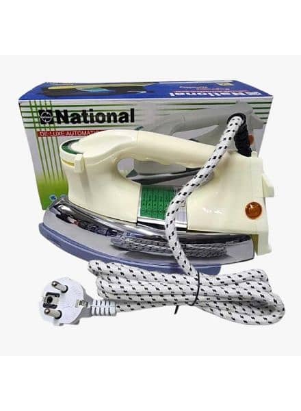 National Dry Iron 1000W Double Plates 0