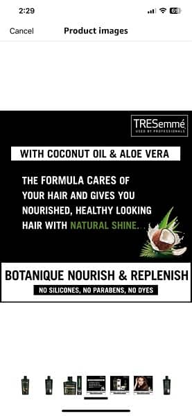 Tresemmé Botanique Nourish Hair Shampoo 2