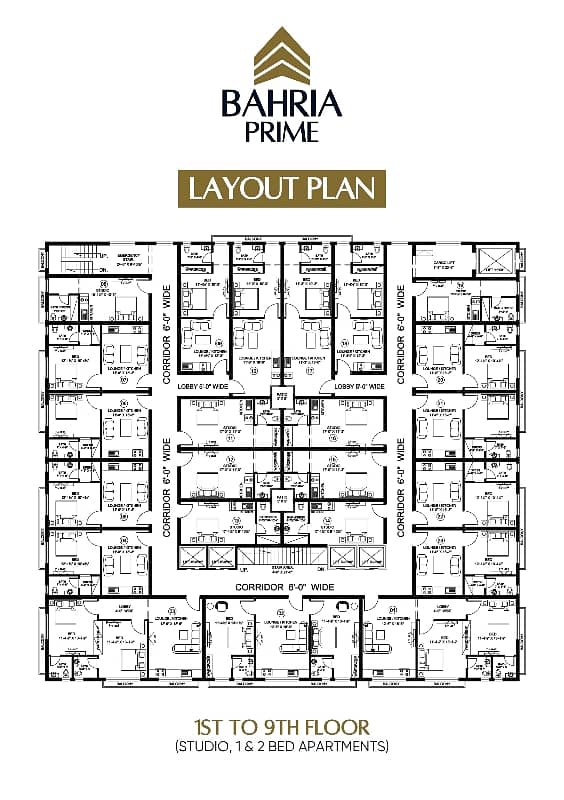 1 Bedroom Brand New Lavish Appartment For Sale In Bahria Town Lahore 3