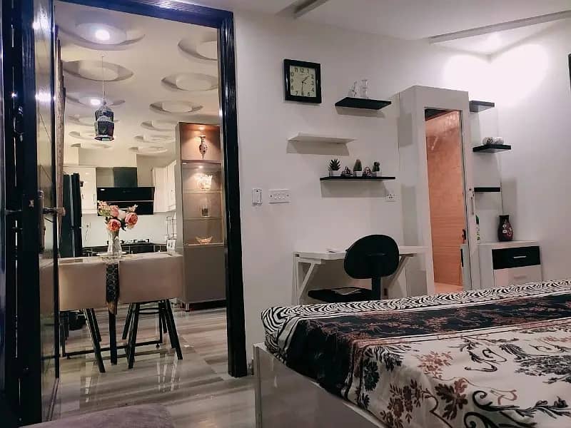 1 Bedroom Luxury Furnished Flat For Rent In Bahria Town Lahore 3