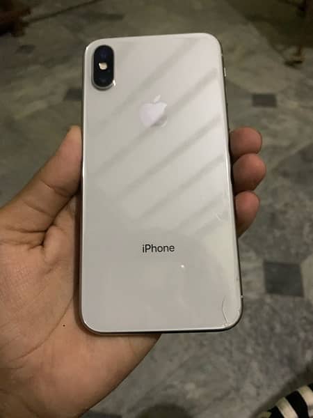 i Phone X 64GB PTA Approved (JV) With BoX 03407355171 2