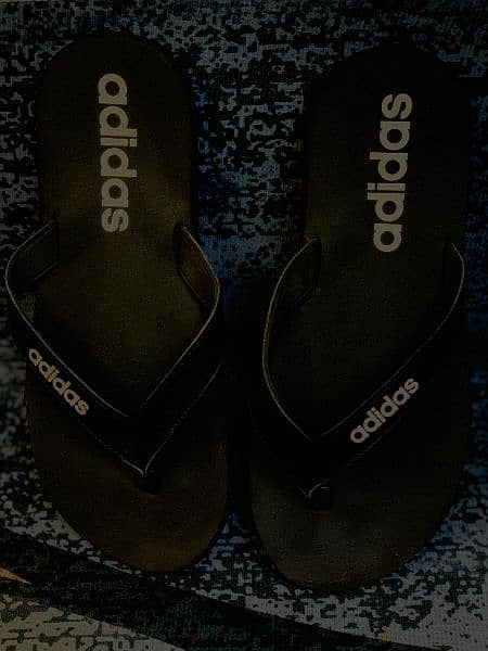 Adidas original black eezy flip flops 2