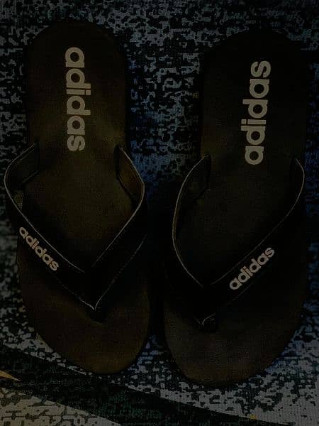 Adidas original black eezy flip flops 3