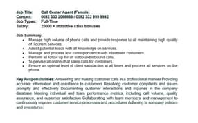 Female Sales Agent Required