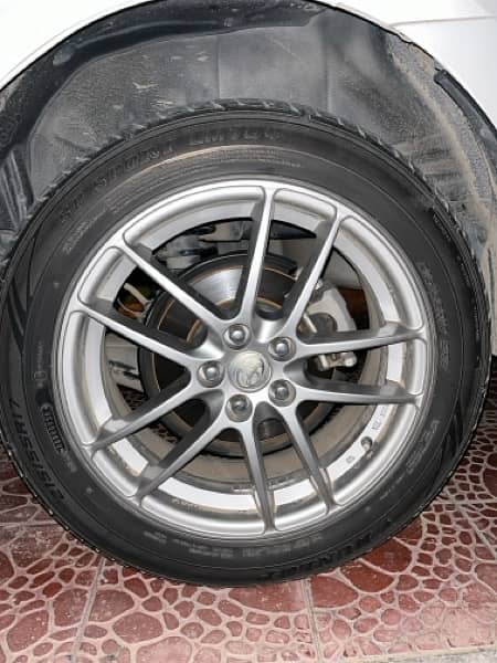 17 inch rim and tyre 5x100 pcd 1