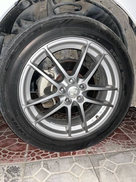 17 inch rim and tyre 5x100 pcd 4