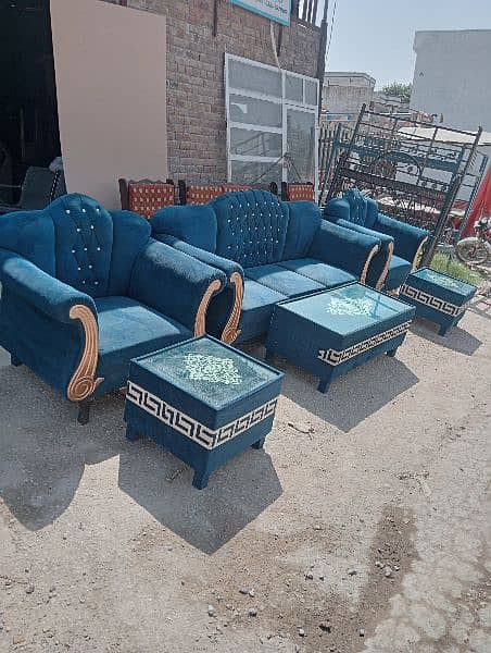 five seater sofa / sofa set with center table/sofa set with table set 6