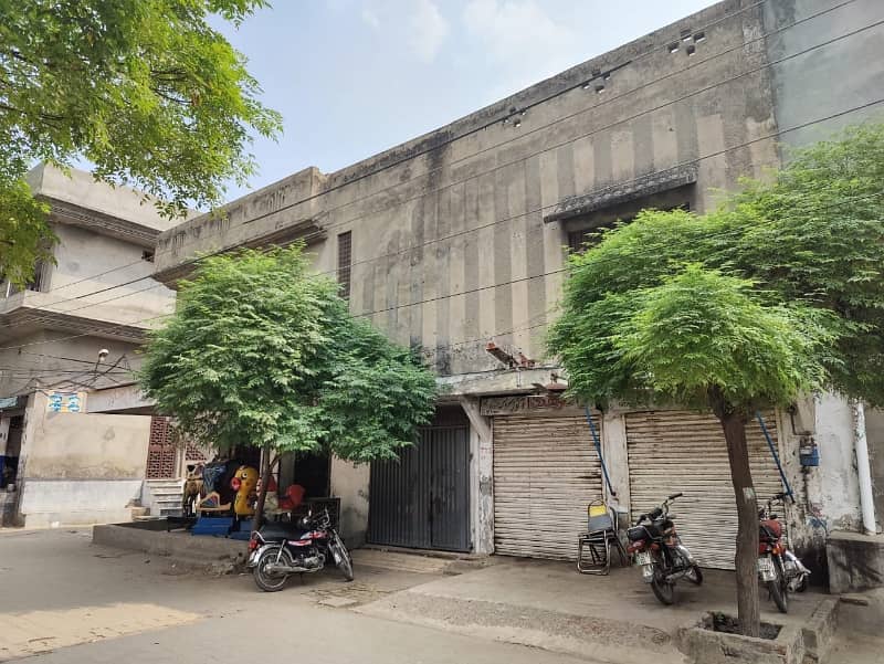 5 marla Corner commercial Double story Building for sale in Lal pull canal road Lahore 1