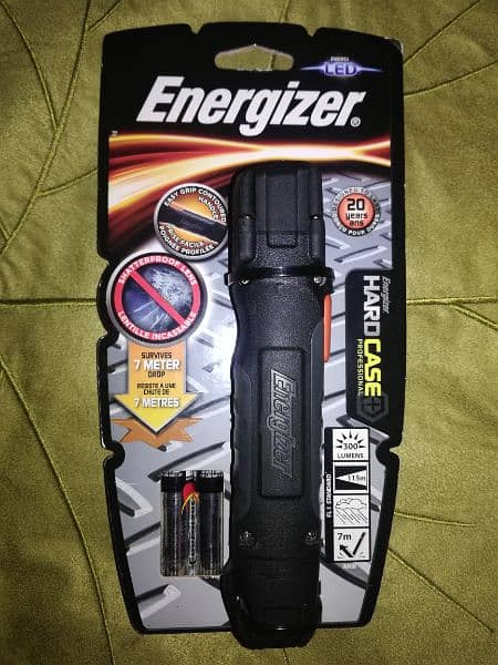 Energizer Hard Case Professional Rugged LED Task Camping FlashLight 1