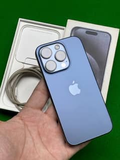 Iphone 15 pro Blue titanium (jv)