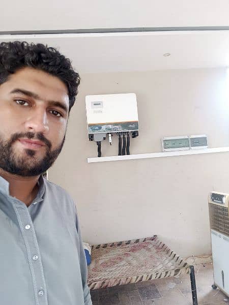 Solar System complete installation / Fitting krwany k liye rabta karin 8