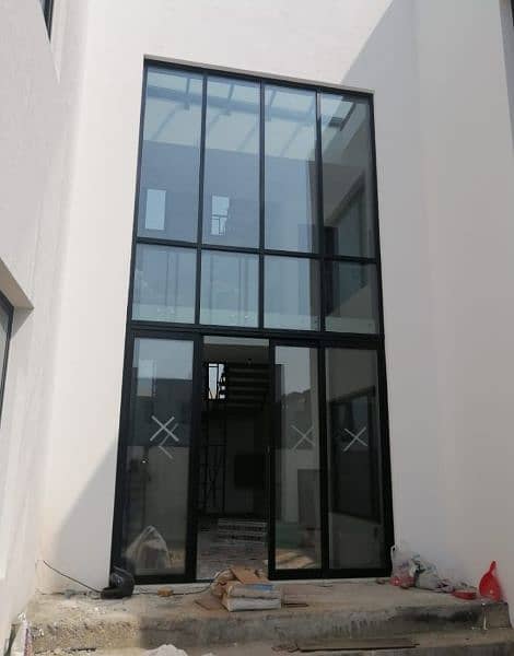 Aluminium UPVC Glass Window Door Work 18