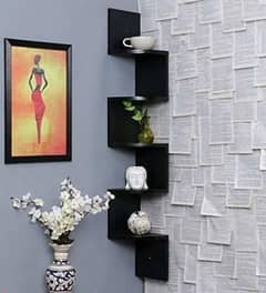 Wooden Corner Shelves