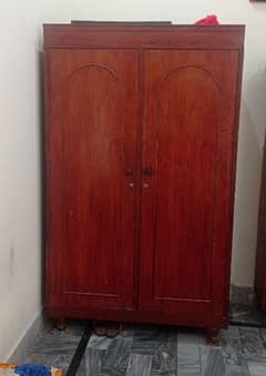 Wooden wardrobe