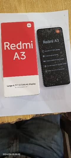 Xiaomi Redmi A3 Open Box, 128GB 1 week Used