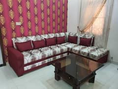 urgent sale l shape sofa set