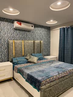 1 Bedroom VIP full furnishe flat for rent per day available in Bahia Town Lahore