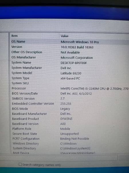 Dell Core-i5 3rd Generation Laptop - Latitude E6230 4