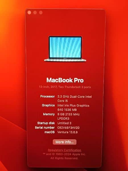 MacBook pro 2017 3