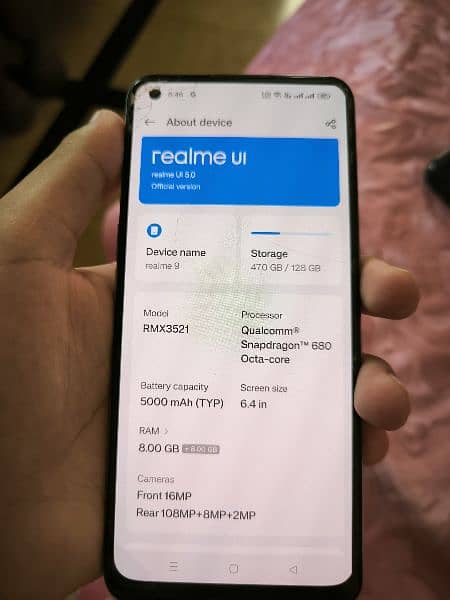 realme 9 exchange lush with box 8/128 5