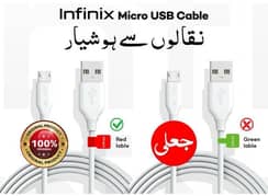 infinx oregnal charger Data cadel available