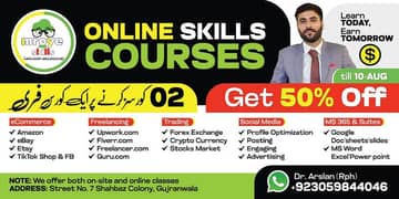 Online Skill courses, Amazon, eBay, cryptocurrency etc