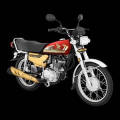 honda CG 125 Gold edition 2025 Red