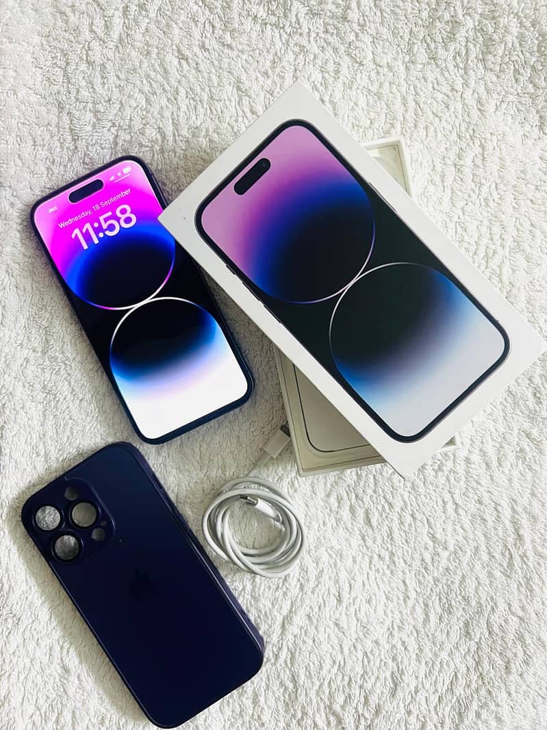 Iphone 14 Pro 128GB Official PTA Approved With BOX l For Sale 1