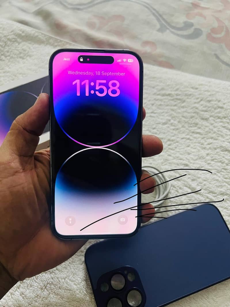 Iphone 14 Pro 128GB Official PTA Approved With BOX l For Sale 4