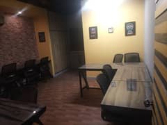 furnish non furnish Office for rent in gulberg for (Call center + Software house