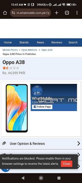 OPPO A38 6gb 128 gb 1