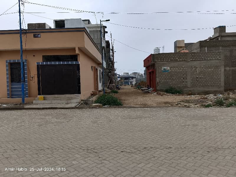 120 Sq Yard West open Plot for Sale in Overseas Block, North Town Residency Phase 1 3