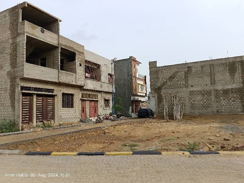 120 Sq Yard West open Plot for Sale in Overseas Block, North Town Residency Phase 1 6