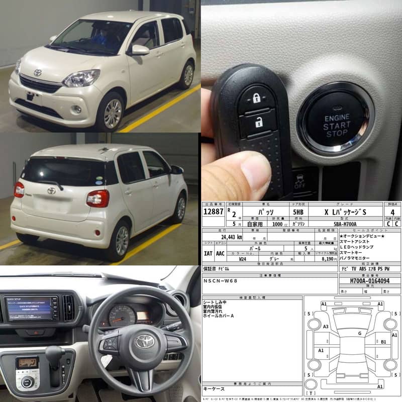 TOYOTA PASSO 2020 XLS | FULL HOUSE | TOP OF THE LINE | PEARL WHITE 0