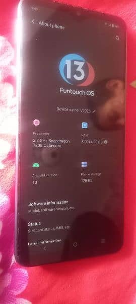 vivo v20 set box and charger 8+4/128 condition 10/9 full ok set 6