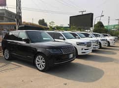 Rent a car Range rover BMW Vigo V8, Prado Revo Car rental in Islamabad