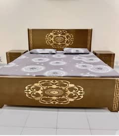 Bed with Side tables