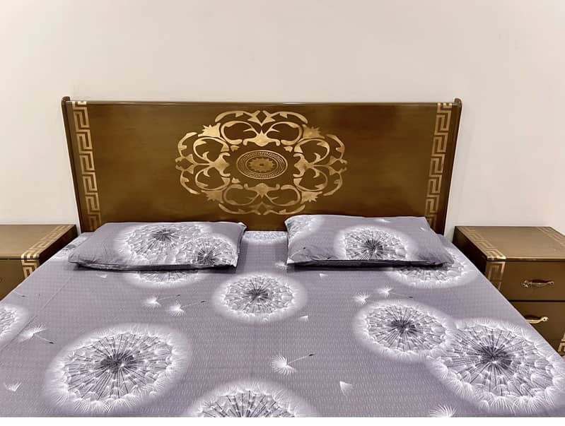 Bed with Side tables (urgent sale) 1