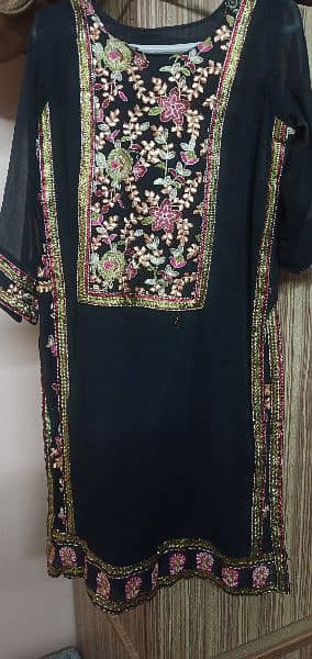 Formal kurti small size , jorget chifon,, just one hour uses 1